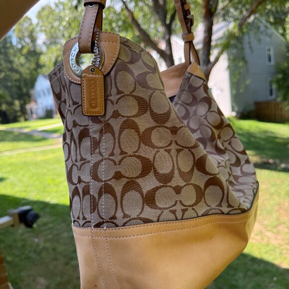 A great Trio!  Three Vintage Coach Signature C items!  Hello, early 2000's! - Picture 3 of 16